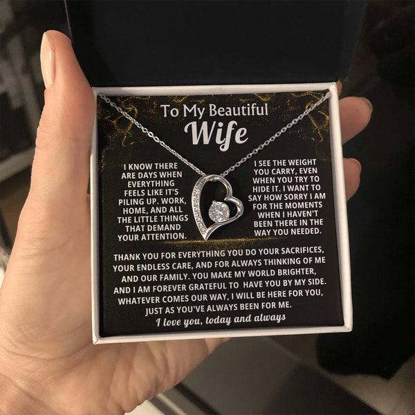To My Beautiful Wife - Whatever comes our way, I will be here for you