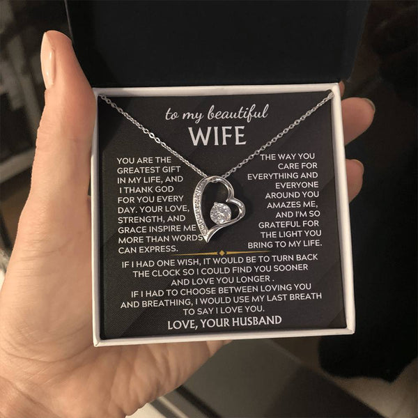 To My Beautiful Wife -  I'm so grateful for the light you bring to my life