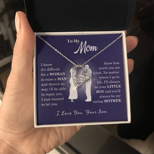 [Almost Sold Out] To My Mom - Loved Mother - Forever Love Necklace
