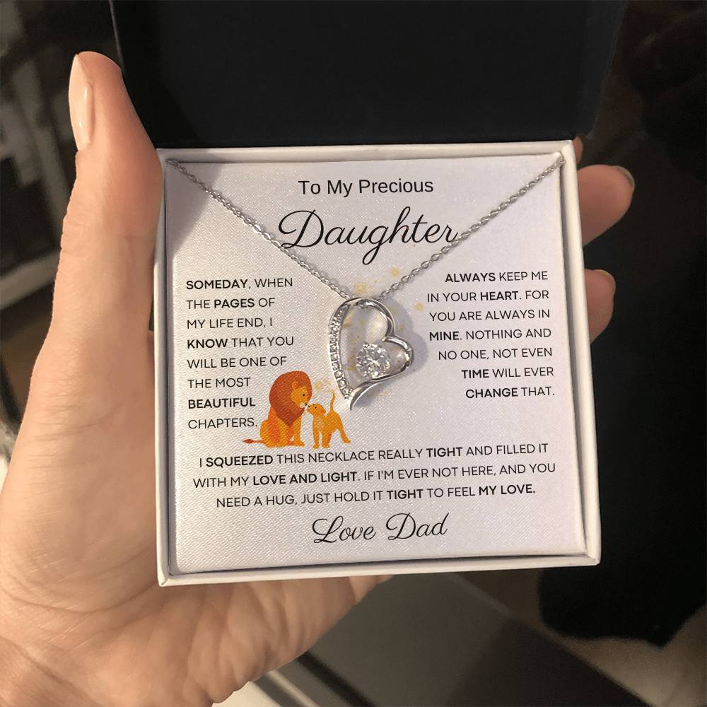 [ Few left only ] To My Precious Daughter From Dad - The Most Beautiful Chapters - Lion White