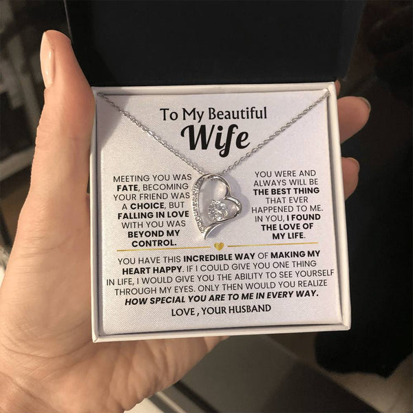 TO MY WIFE - Falling in love with you was beyond my control