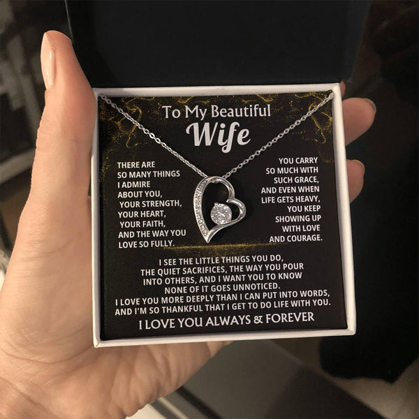 To My Beautiful Wife, you keep showing up with love and courage