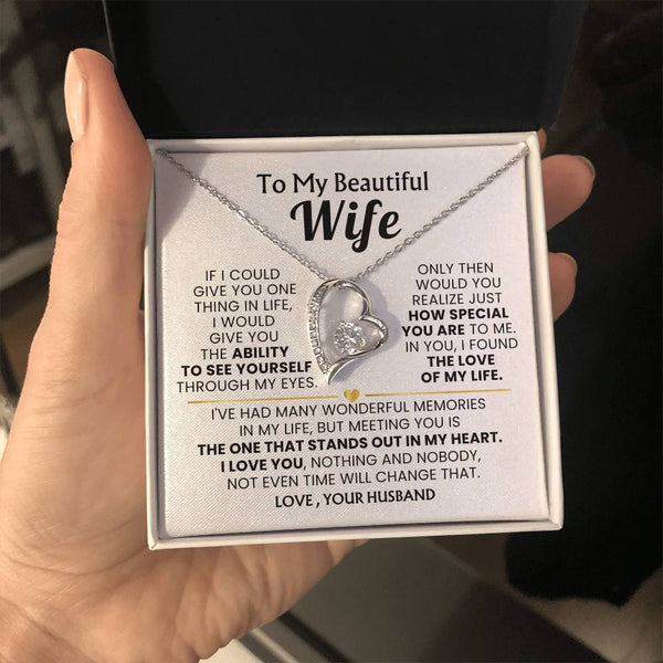 TO MY BEAUTIFUL WIFE - MEETING YOU IS THE ONE THAT STANDS OUT IN MY HEART