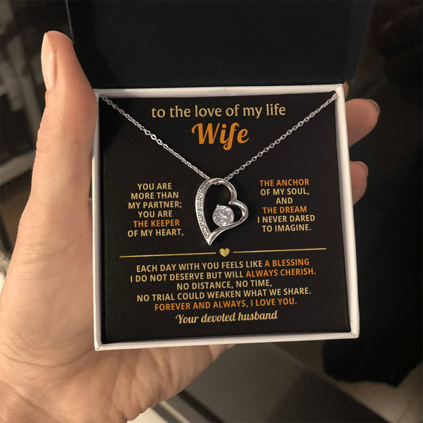 To the love of my life - Wife,  you are the keeper of my heart ( Almost Gone )