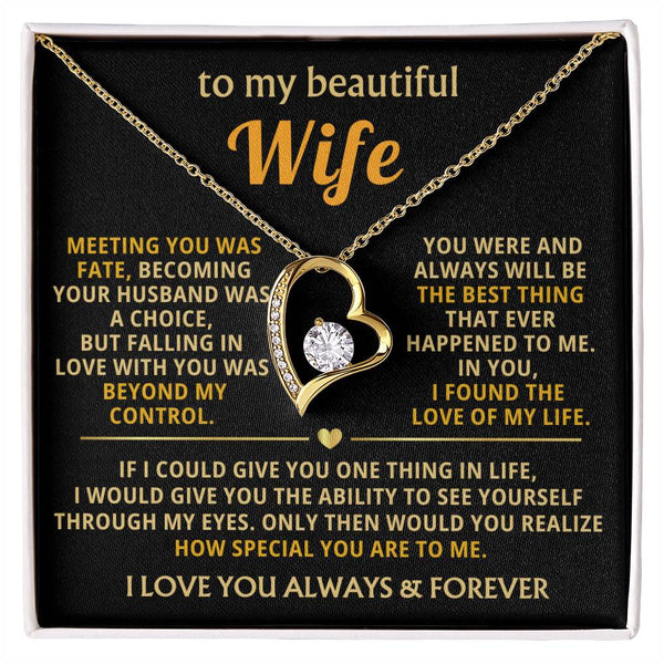(Almost Gone) To My Beautiful Wife - I found the love of my life [ Forever love necklace ]