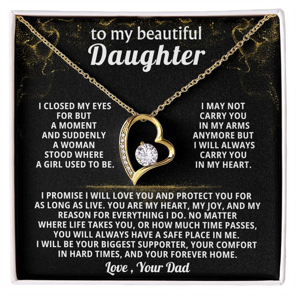 TO MY BEAUTIFUL DAUGHTER, YOU WILL ALWAYS HAVE A SAFE PLACE IN ME