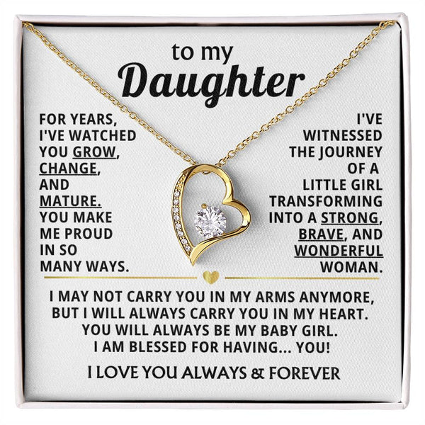 TO MY DAUGHTER - You grow, change, and mature