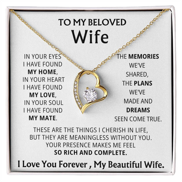 [Almost Sold Out] To My Beloved Wife, Your presence makes me feel so rich and complete
