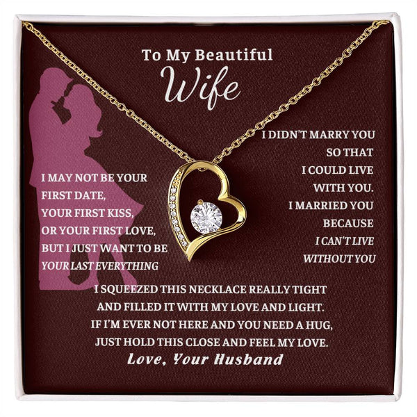 To My Wife , Gift For Soulmate , Gift For Wife, Wife Birthday Gift, Anniversary Gift For Wife, Wife Necklace