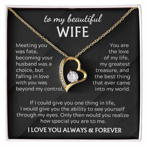 To my beautiful WIFE - My greatest treasure