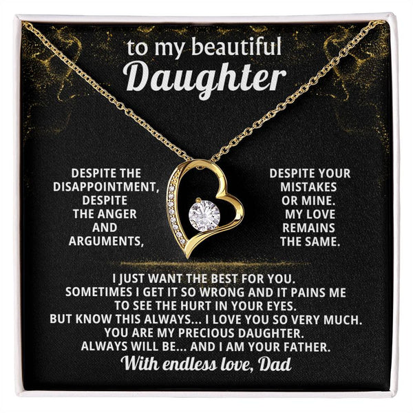 TO MY BEAUTIFUL DAUGHTER, I JUST WANT THE BEST FOR YOU