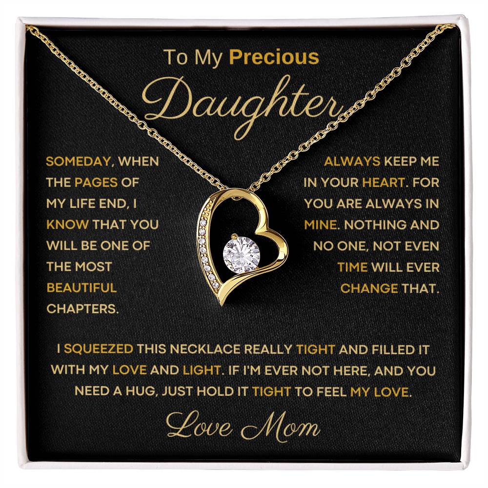 To My Precious Daughter From Mom - The Most Beautiful Chapters - Forever Love