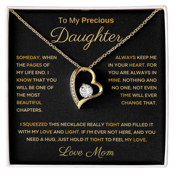 To My Precious Daughter From Mom - The Most Beautiful Chapters - Forever Love