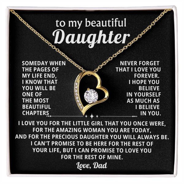 TO MY BEAUTIFUL DAUGHTER, I LOVE YOU FOR THE LITTLE GIRL