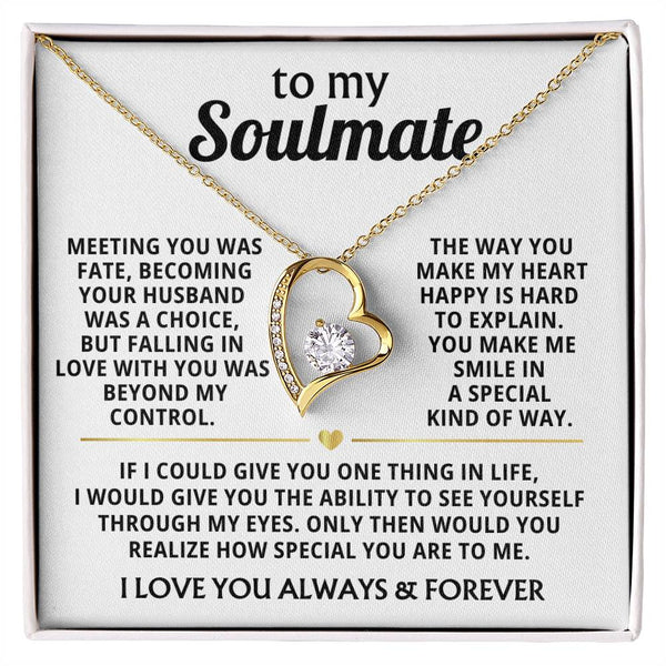 TO MY SOULMATE - You make me smile in a special kind of way