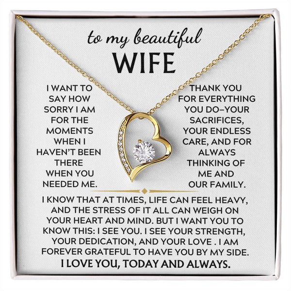 To My Beautiful Wife, Thank you for everything you do—your sacrifices [Only a few left]