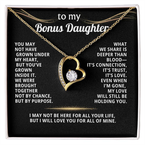 To My Bonus Daughter, We were brought together not by chance, but by purpose