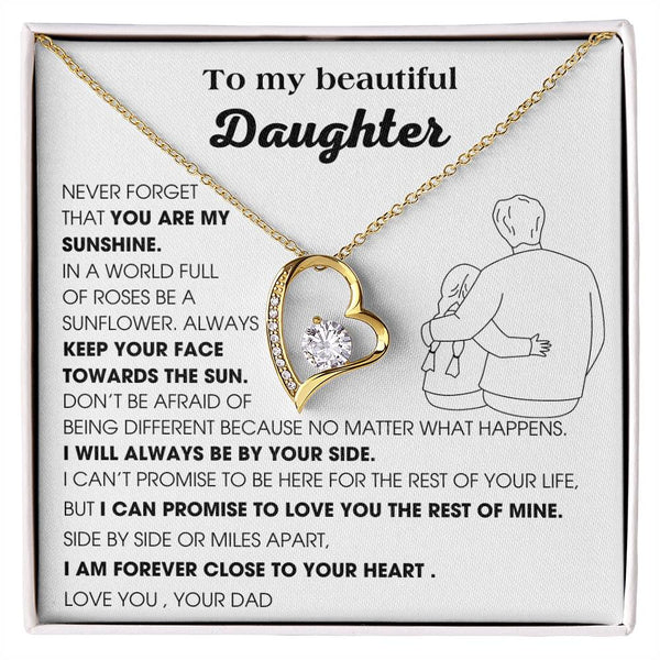 [Few left only] To My Beautiful Daughter, YOU ARE MY SUNSHINE - KEEP YOUR FACE TOWARDS THE SUN