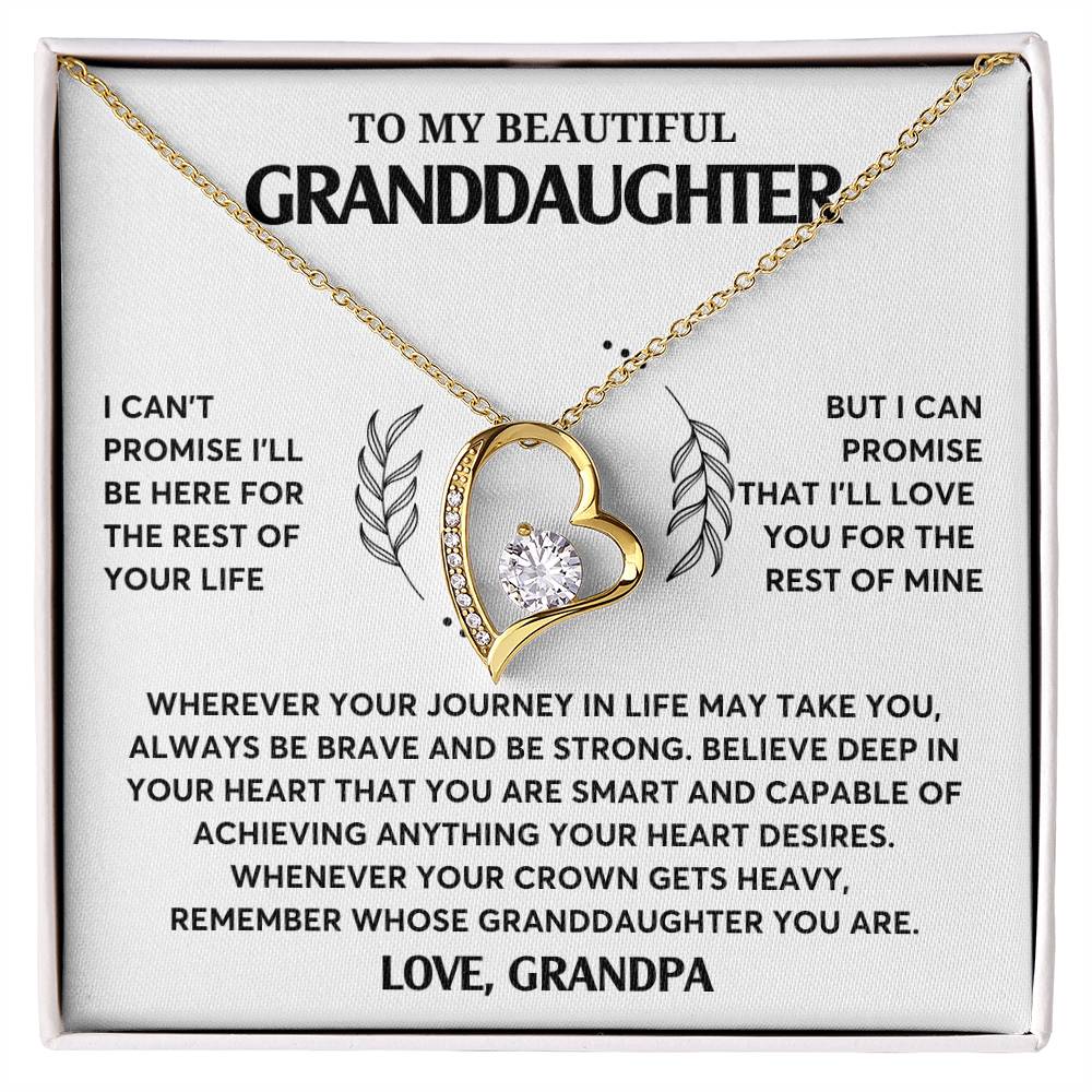 Granddaughter Gift Unusual Gift , Granddaughter Gifts, To My Granddaughter Necklace, Granddaughter Jewelry Gift