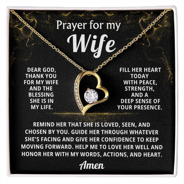 Prayer for my wife - Fill her heart today with peace