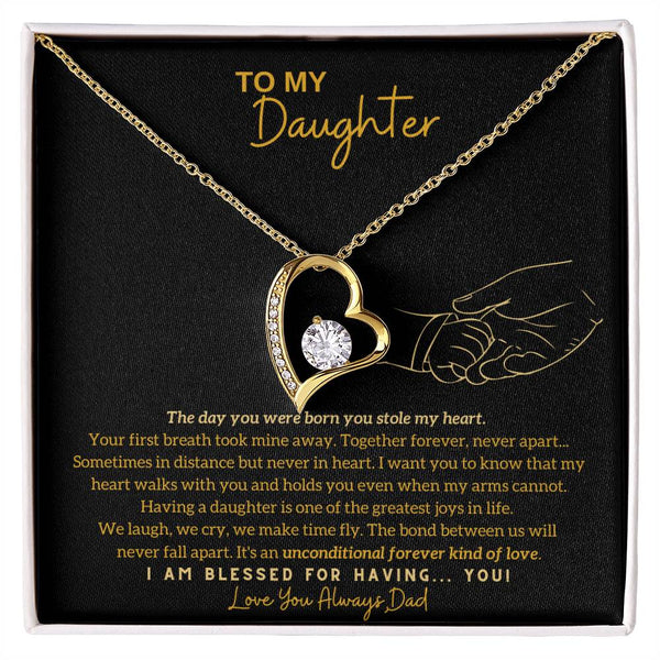 [Only a few left] To My Daughter - The day you were born you stole my heart