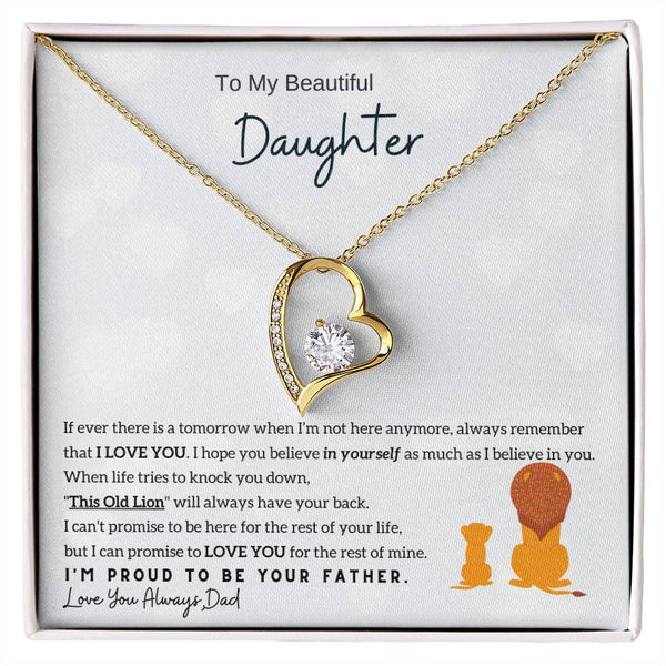 [Only a few left] To My Beautiful Daughter - Always remember that I LOVE YOU