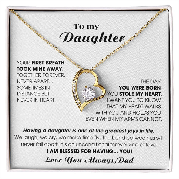 To My Daughter - Your first breath took mine away, I AM BLESSED FOR HAVING... YOU