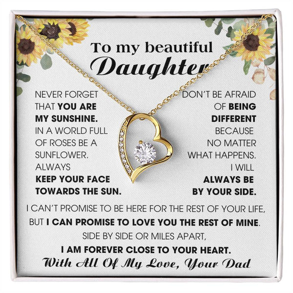 [Few left only] To My Beautiful Daughter, YOU ARE MY SUNSHINE
