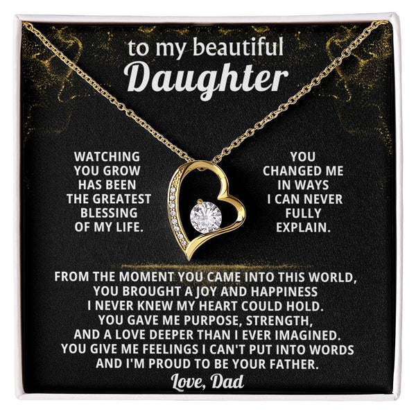 TO MY BEAUTIFUL DAUGHTER, You changed me in ways I can never fully explain