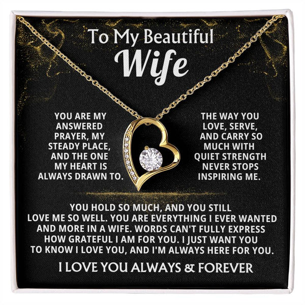 To My Beautiful Wife, You are my answered prayer ( Almost Gone )