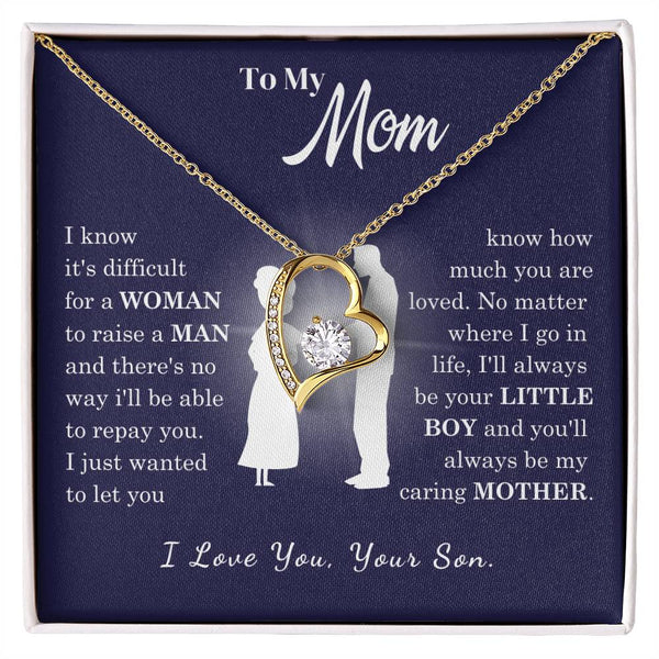 [Almost Sold Out] To My Mom - Loved Mother - Forever Love Necklace