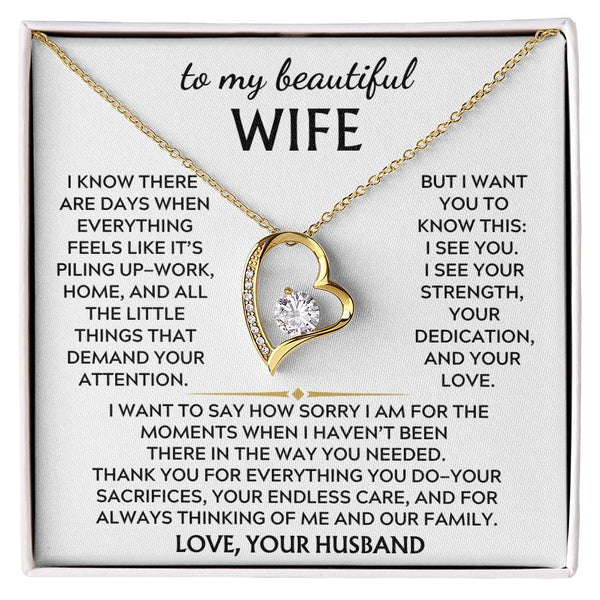 To My Beautiful Wife, Thank you for everything you do (Almost Gone)