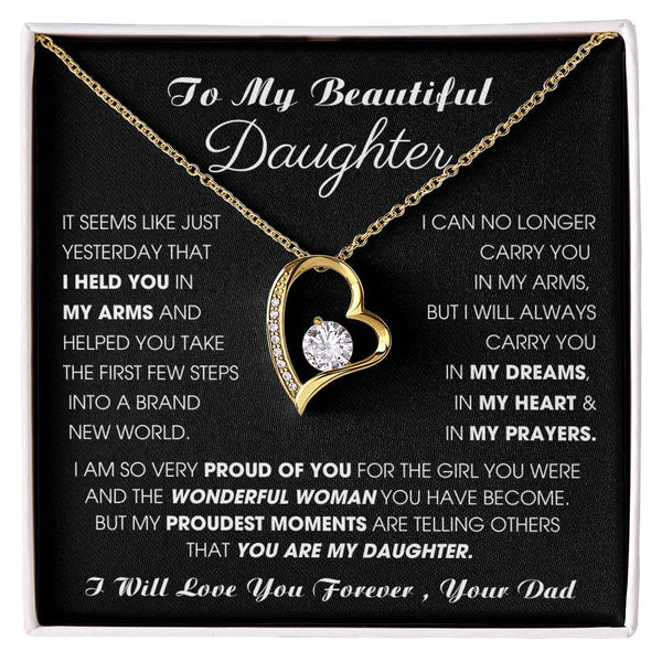 [Almost Sold Out] To My Beautiful Daughter, I will always carry you in my DREAMS, in my HEART & in my PRAYERS