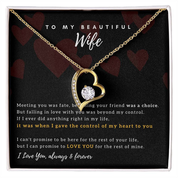 Gift For Wife, Wife Birthday Gift, Anniversary Gift For Wife, Wife Necklace , Destiny Love