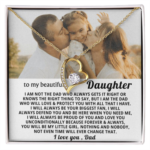 To My Beautiful Daughter,I will always be your biggest fan - my little girl - Personalized