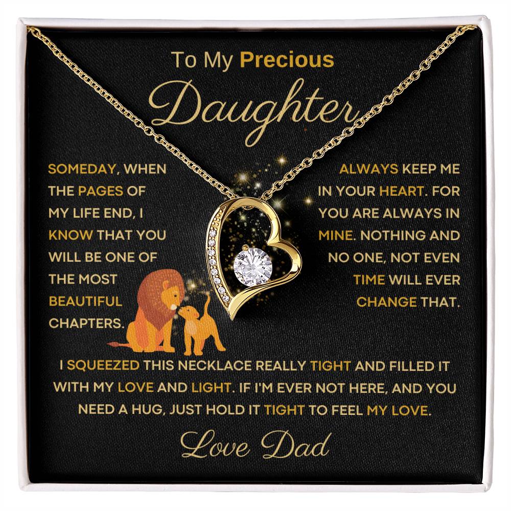 [ Few left only ] To My Precious Daughter From Dad - The Most Beautiful Chapters - Lion Black