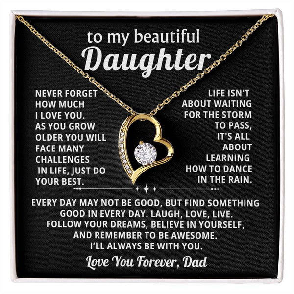 To My beautiful Daughter, Follow your dreams