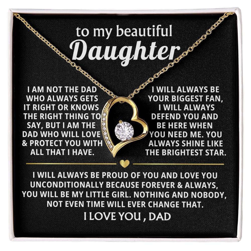 To My Daughter - Love Dad - Biggest Fan