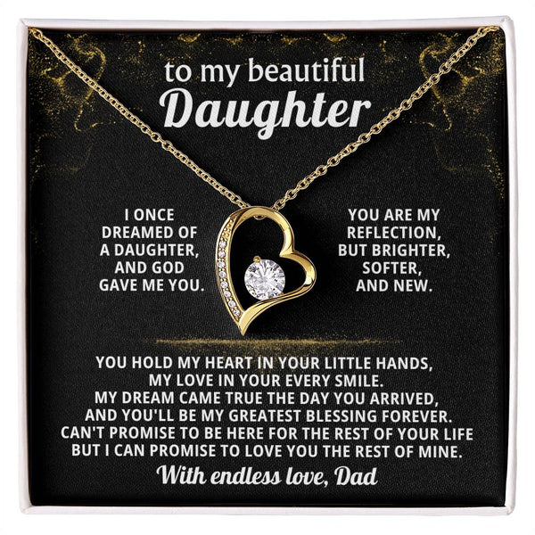 To my beautiful Daughter,  You hold my heart in your little hands