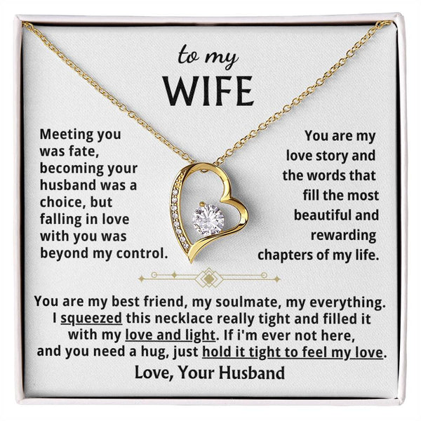 [ Forever Love ] To My Wife - When You Need A Hug , Hold This Close To Feel My Love