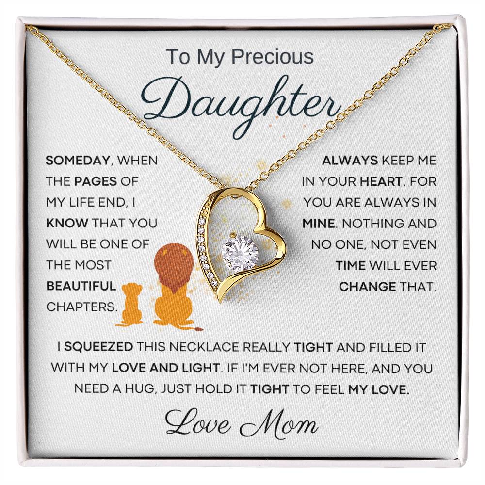 To My Precious Daughter From Mom - The Most Beautiful Chapters - Lion White
