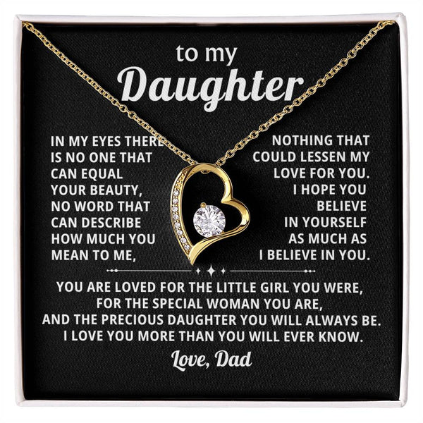 TO MY DAUGHTER - Nothing that could lessen my love for you