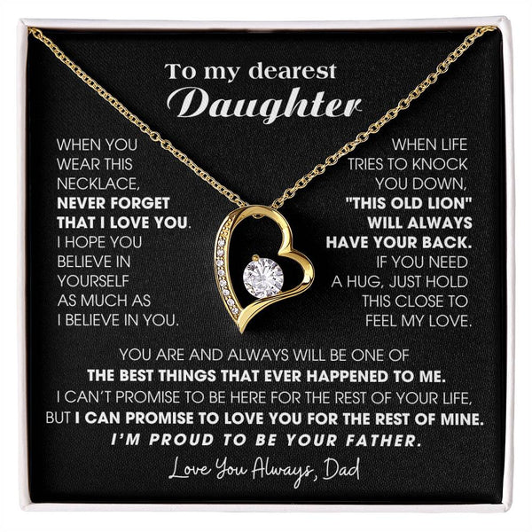 [Almost Sold Out] To My Dearest Daughter , If you need a hug, just hold this close to feel my love