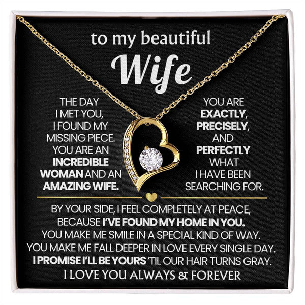 To My Beautiful Wife - I found my missing piece ( Forever Love )