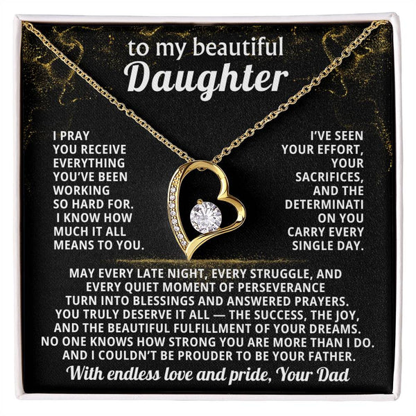 TO MY BEAUTIFUL DAUGHTER, I pray you receive everything you’ve been working so hard for