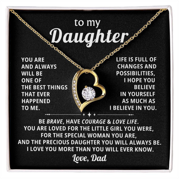 TO MY DAUGHTER - You are loved for the little girl you were