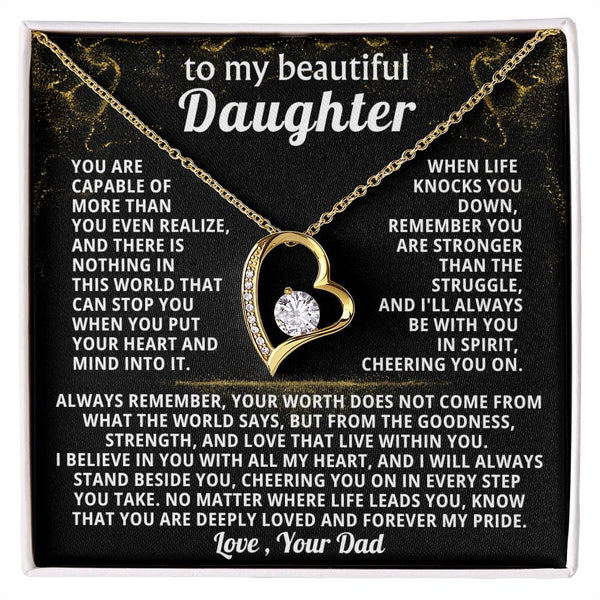TO MY BEAUTIFUL DAUGHTER, You are capable of more than you even realize