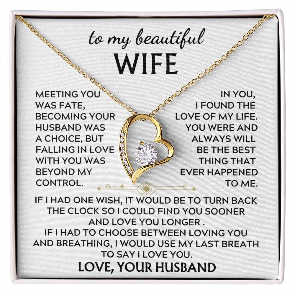 [Only a few left] TO MY BEAUTIFUL WIFE - I Just Want To Be Your Last Everything