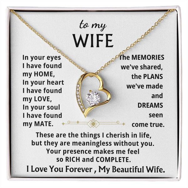 [ Only A Few Left ] To My Beloved Wife, Your presence makes me feel so rich and complete