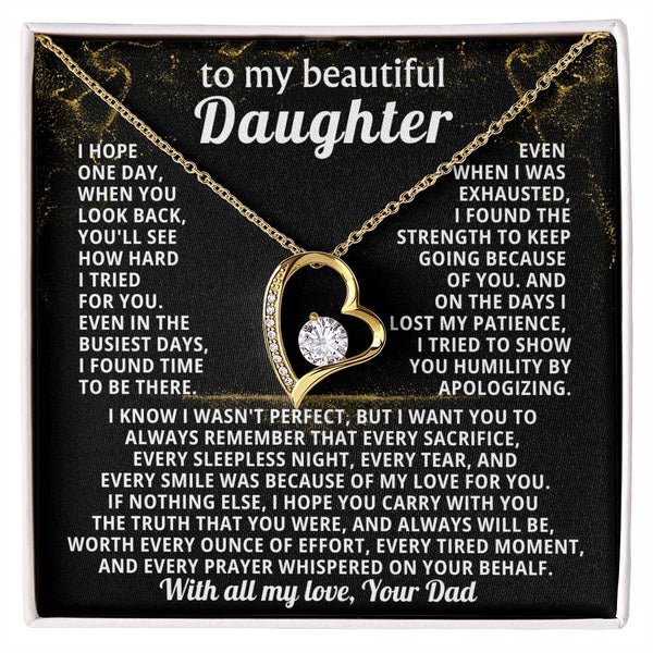 TO MY BEAUTIFUL DAUGHTER, I tried to show you humility by apologizing